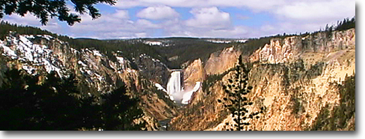 Lower Falls Yellowstone River -Yellowstone National Park